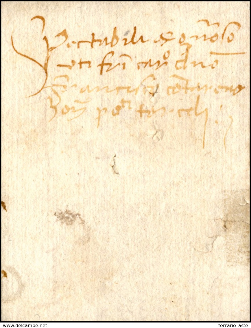 35 1455 - Lettera Completa Di Testo Da Treviso 24/10/1455 A Torcello.... - ...-1850 Voorfilatelie