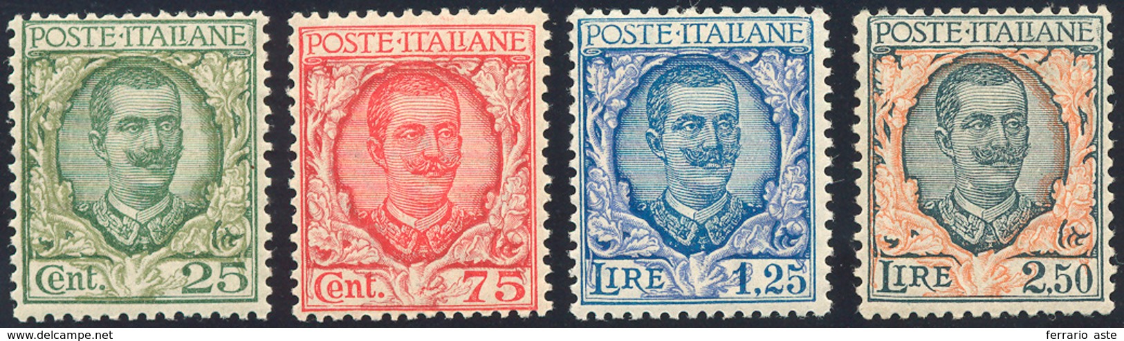 1152 1926 - Floreale (200/203), Gomma Integra, Perfetti E Ben Centrati. Ferrario.... - Other & Unclassified