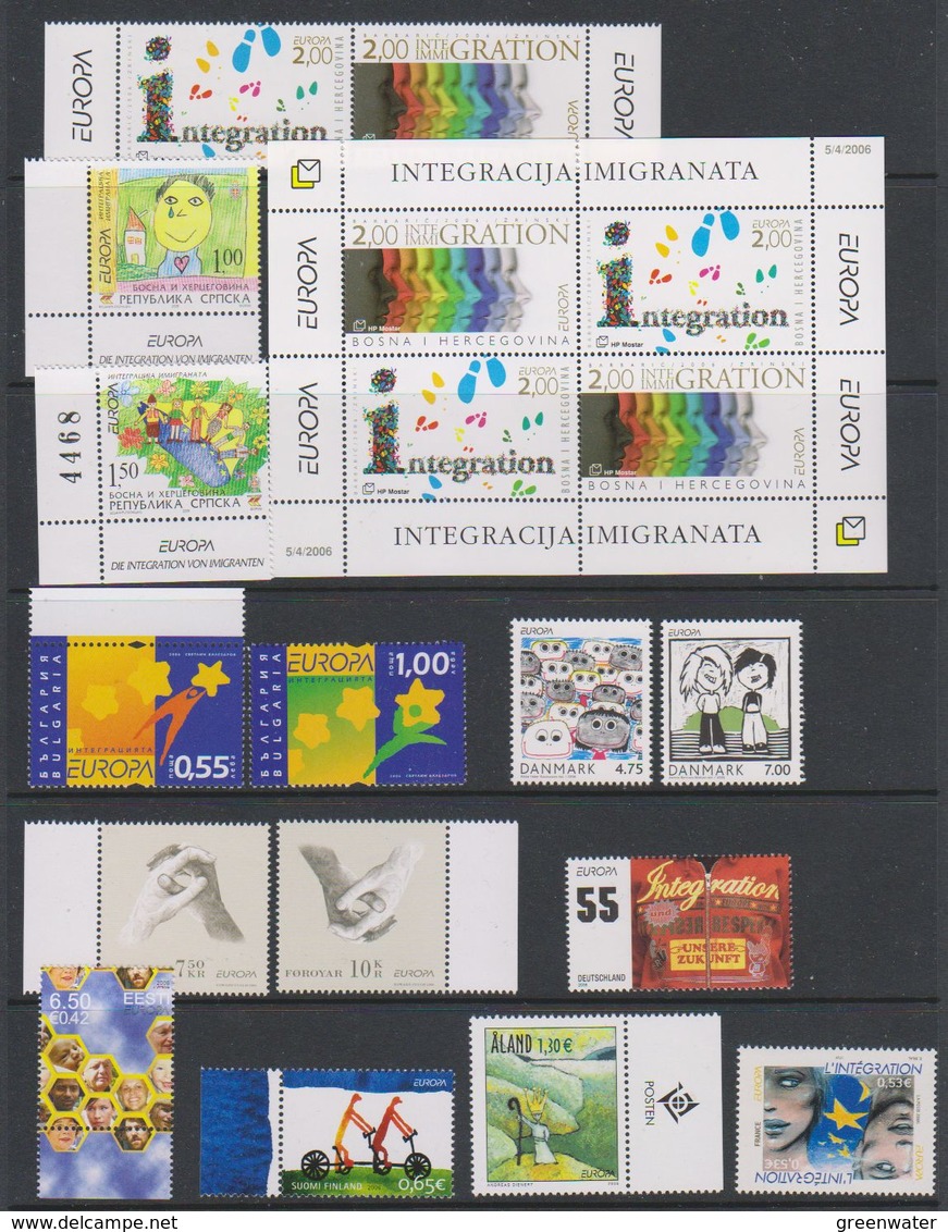 Europa Cept 2006 Yearset (see Scan, What You See Is What You Get) ** Mnh (39305) - 2006