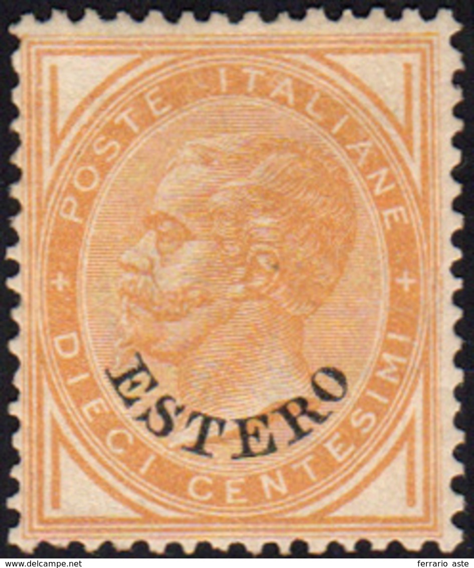 1633 EMISSIONI GENERALI 1874 - 10 Cent. De La Rue Soprastampato (4), Buona/ottima Centratura, Gomma Integ... - Other & Unclassified