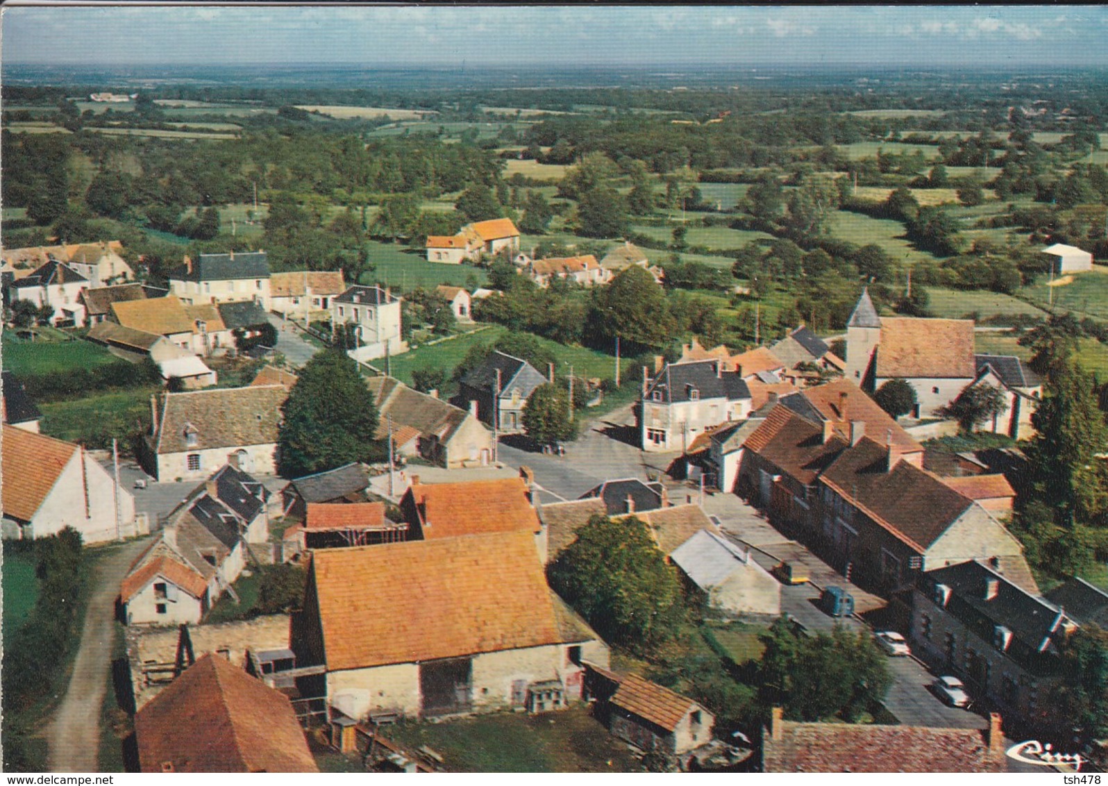 18----RARE---SAINT-SATURNIN--vue Générale Aérienne --voir 2 Scans - Saint-Saturnin