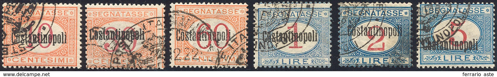 1661 COSTANTINOPOLI SEGNATASSE 1922 - Soprastampati Localmente (1/6), Usati, Perfetti.... - Other & Unclassified