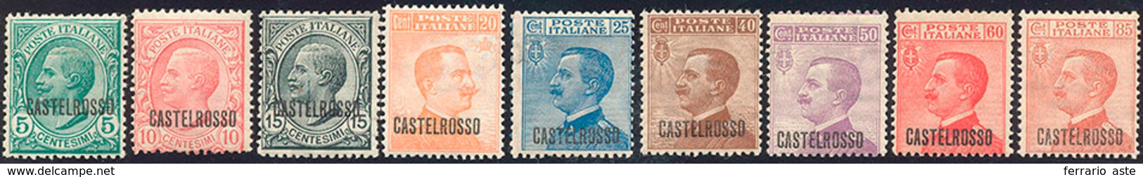 1684 1922 - Prima Emissione (1/9), Gomma Originale Integra, Perfetti.... - Castelrosso
