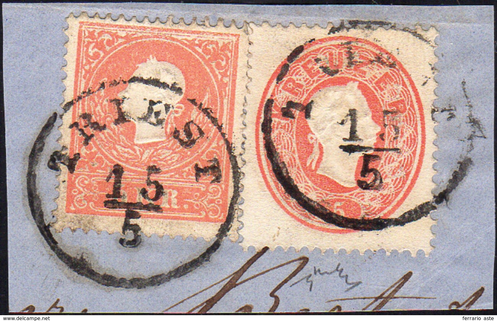 2023 AUSTRIA 1860 - 5 Kr. Vermiglio, II Tipo, II Emissione, 5 Kr. Vermiglio, III Emissione (14/19), Perfe... - Europe (Other)