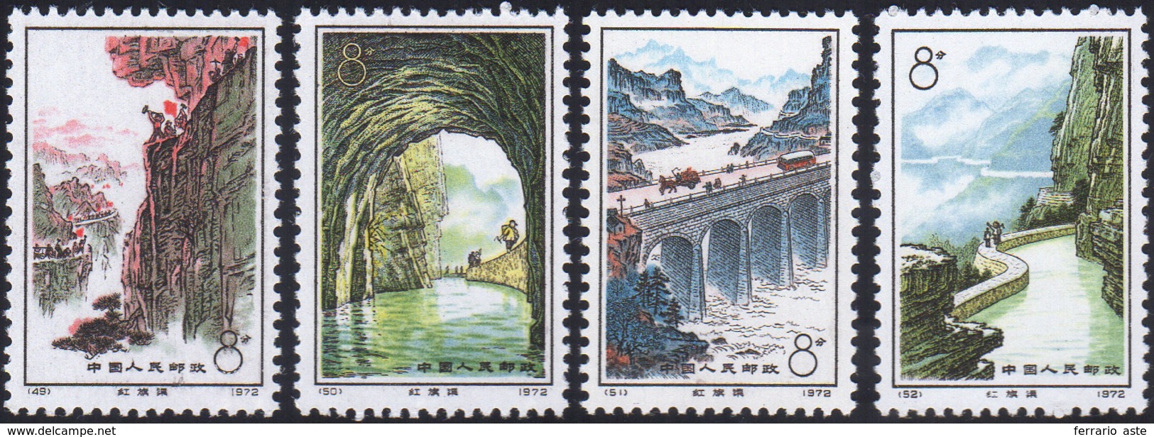2159 1972 - Irrigation Canals, Complete Set Of 4 Stamps (Yv.1865/1868, M. 1122/1125), O.g., MNH.... - Other & Unclassified