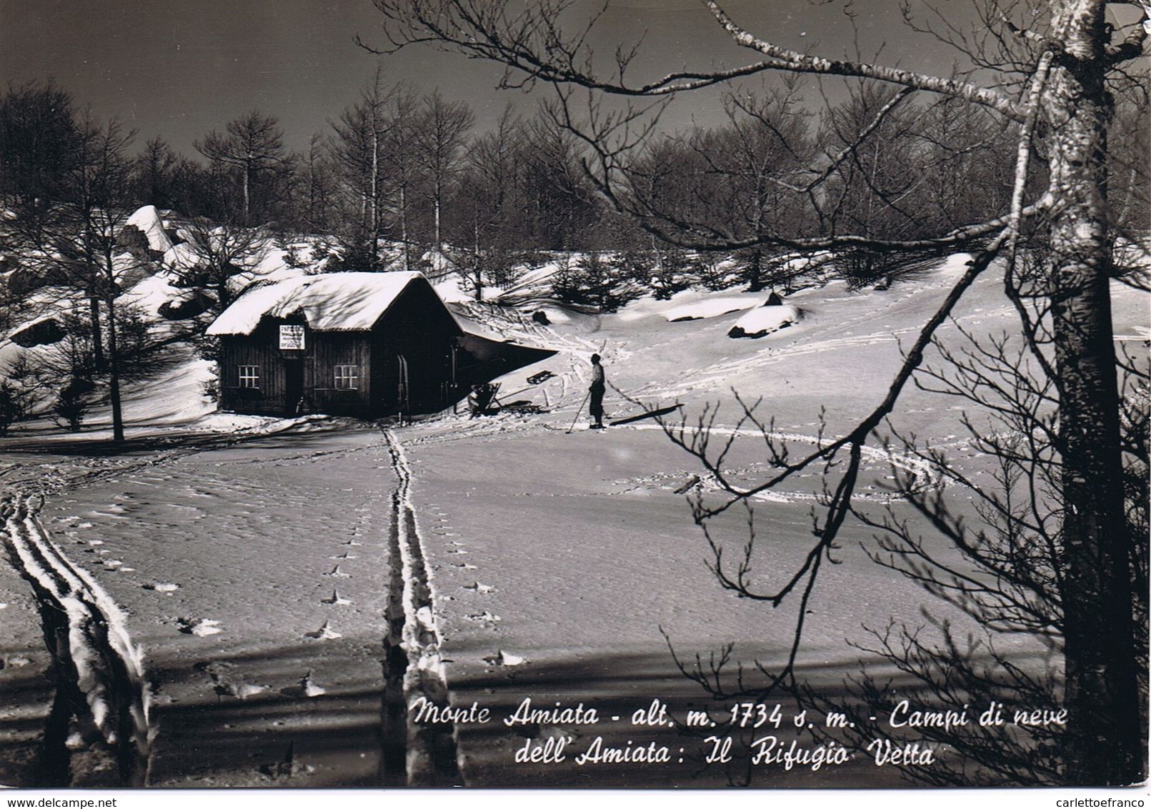 Monte Amiata - Rifugio Vetta - Bolli L 40 Lavoro Per Estero - Siena