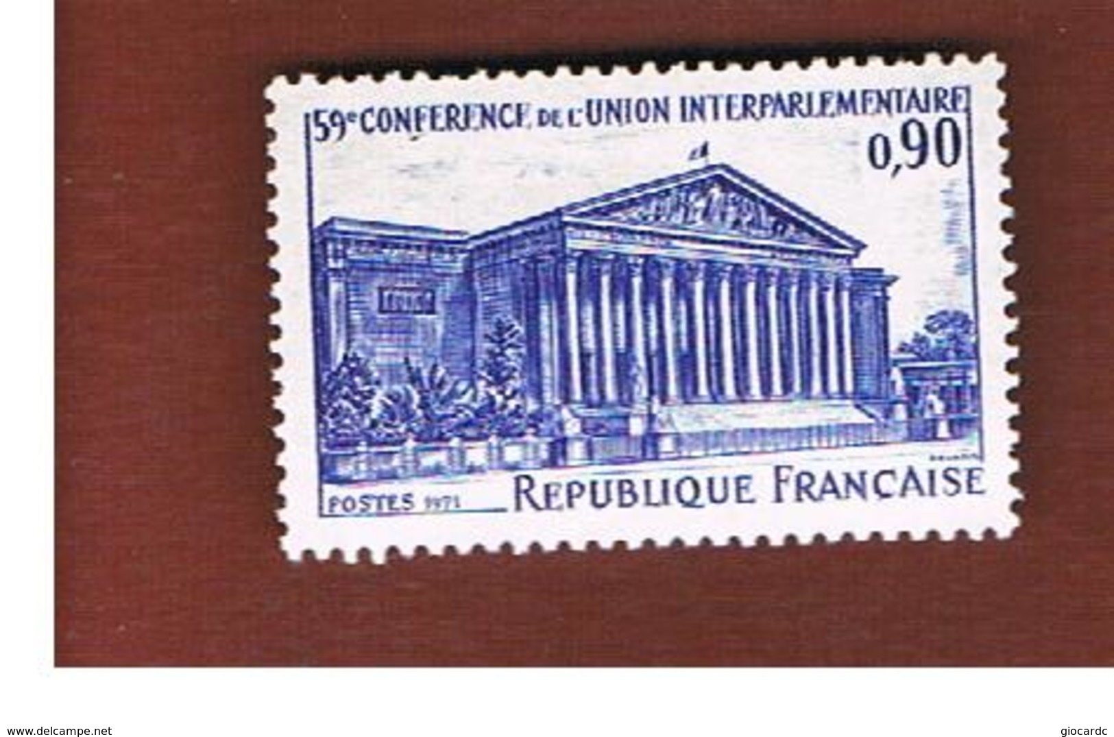 FRANCIA  (FRANCE)      -  SG 1934  -  1971 INTERPARLAMIENTARY CONFERENCE     - MINT ** - Nuovi