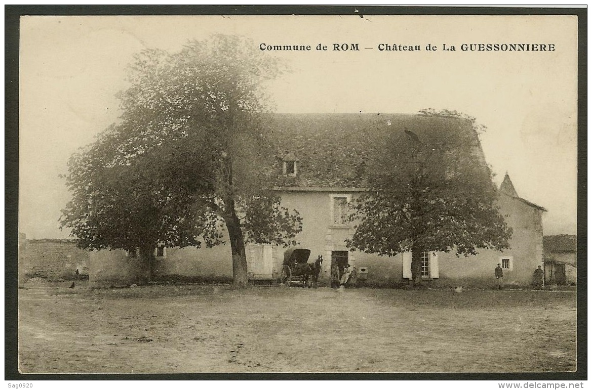 Commune De Rom-Château De La Guessonnière - Autres & Non Classés