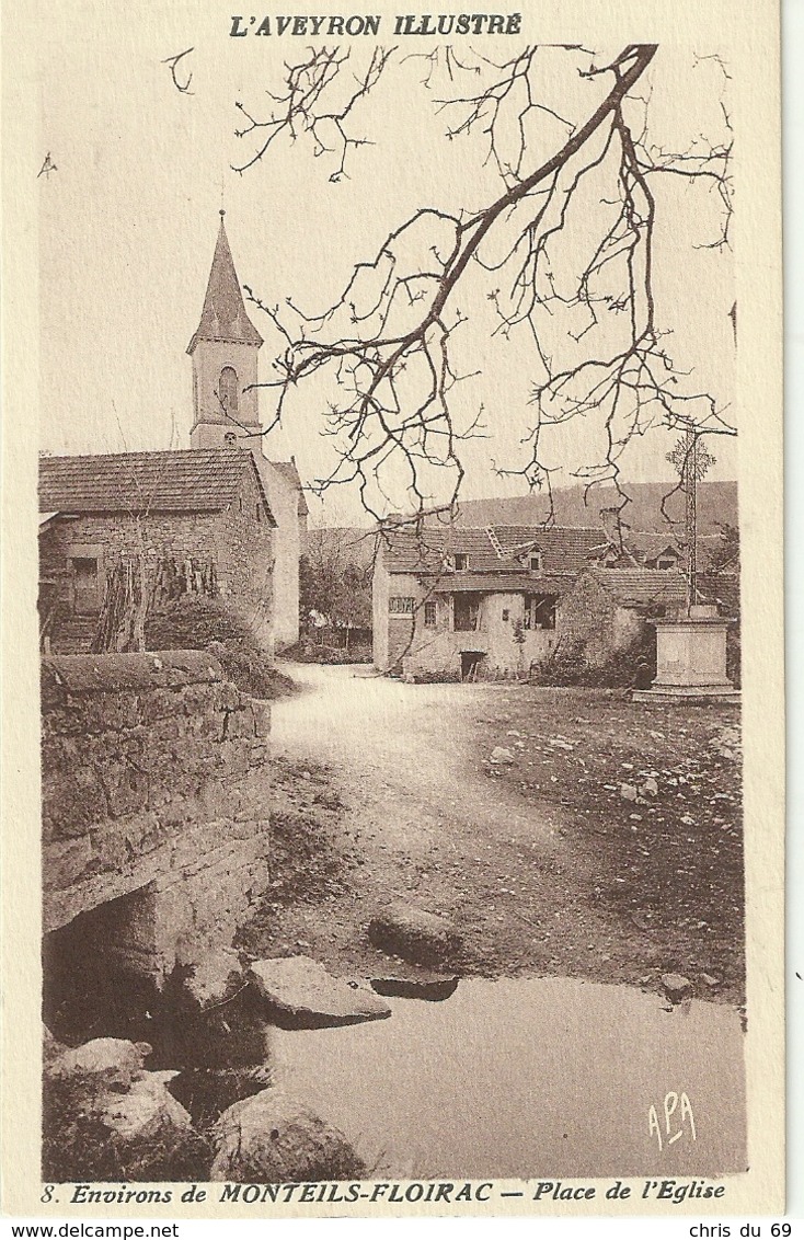 Monteils Floirac Place De L Eglise - Autres & Non Classés