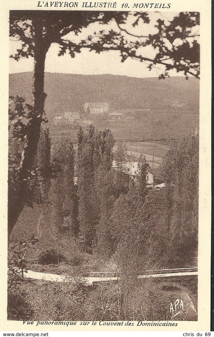 Monteils Vue Panoramique Sur Le Couvent Des Dominicaines - Autres & Non Classés