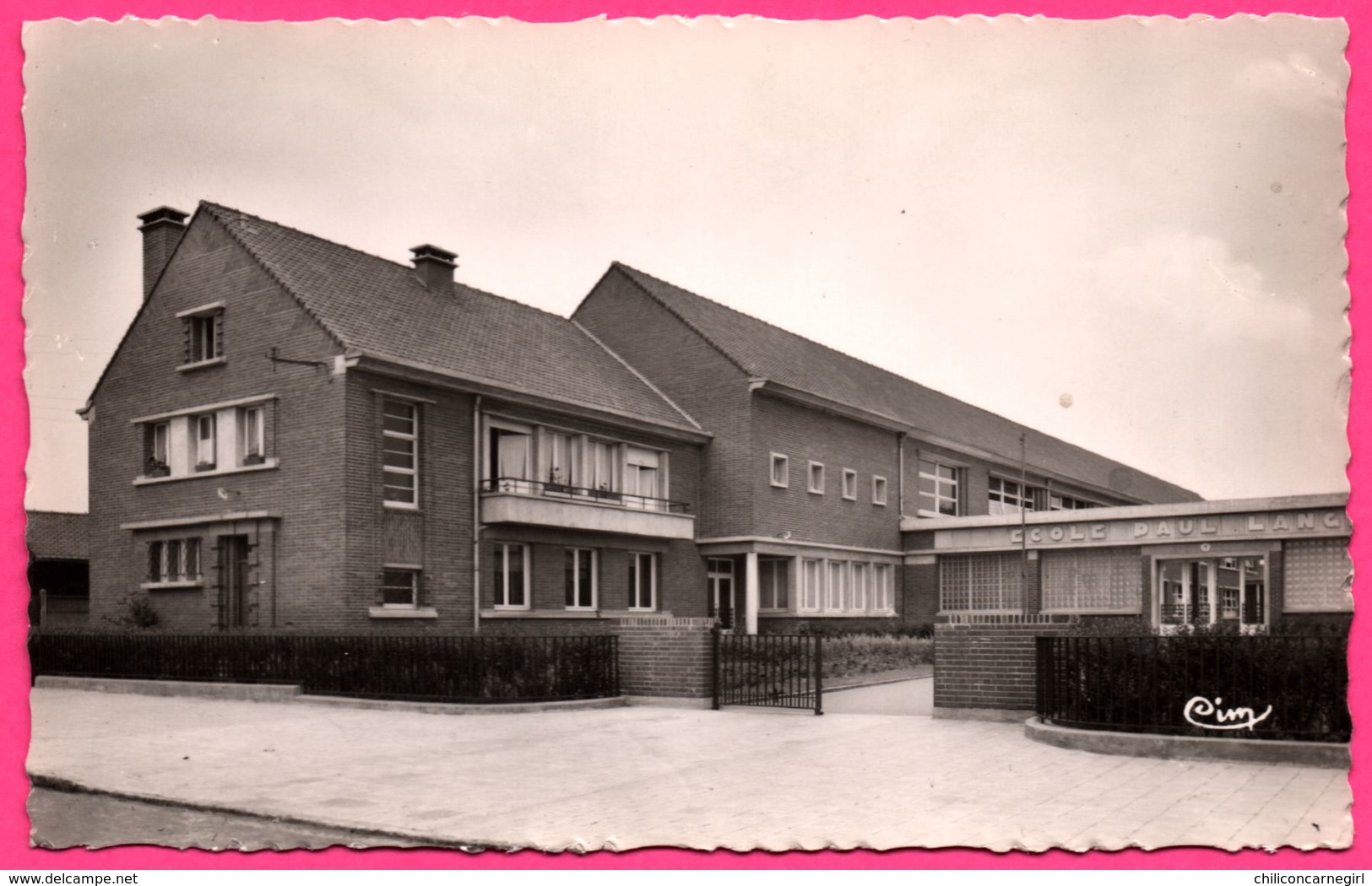 Seclin - Ecole Des Garçons - Ecole Paul LANGEVIN - CIM - Cp Dentelée - Seclin