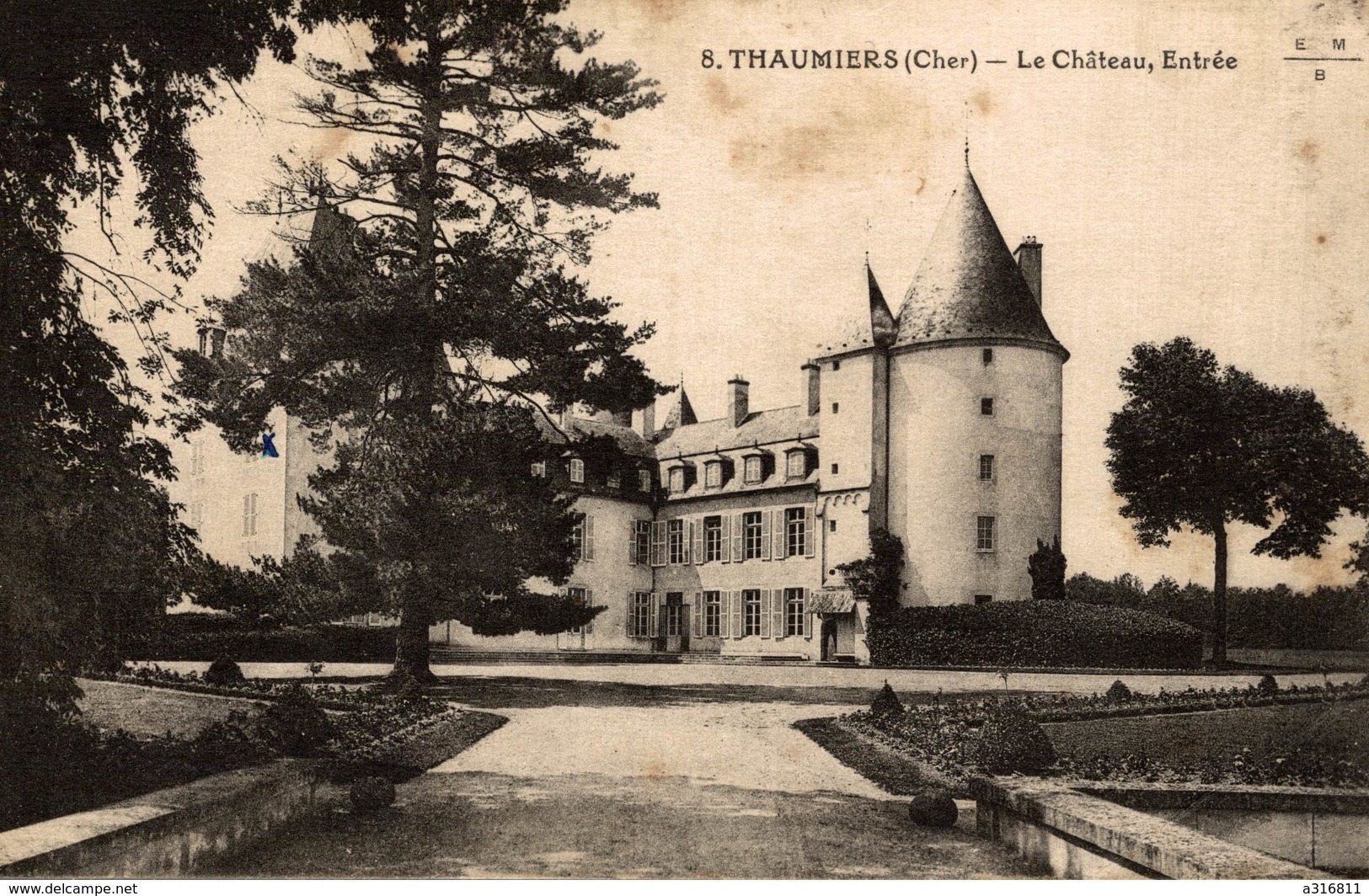 THAUMIERS LE CHÂTEAU , ENTRÉE - Thaumiers