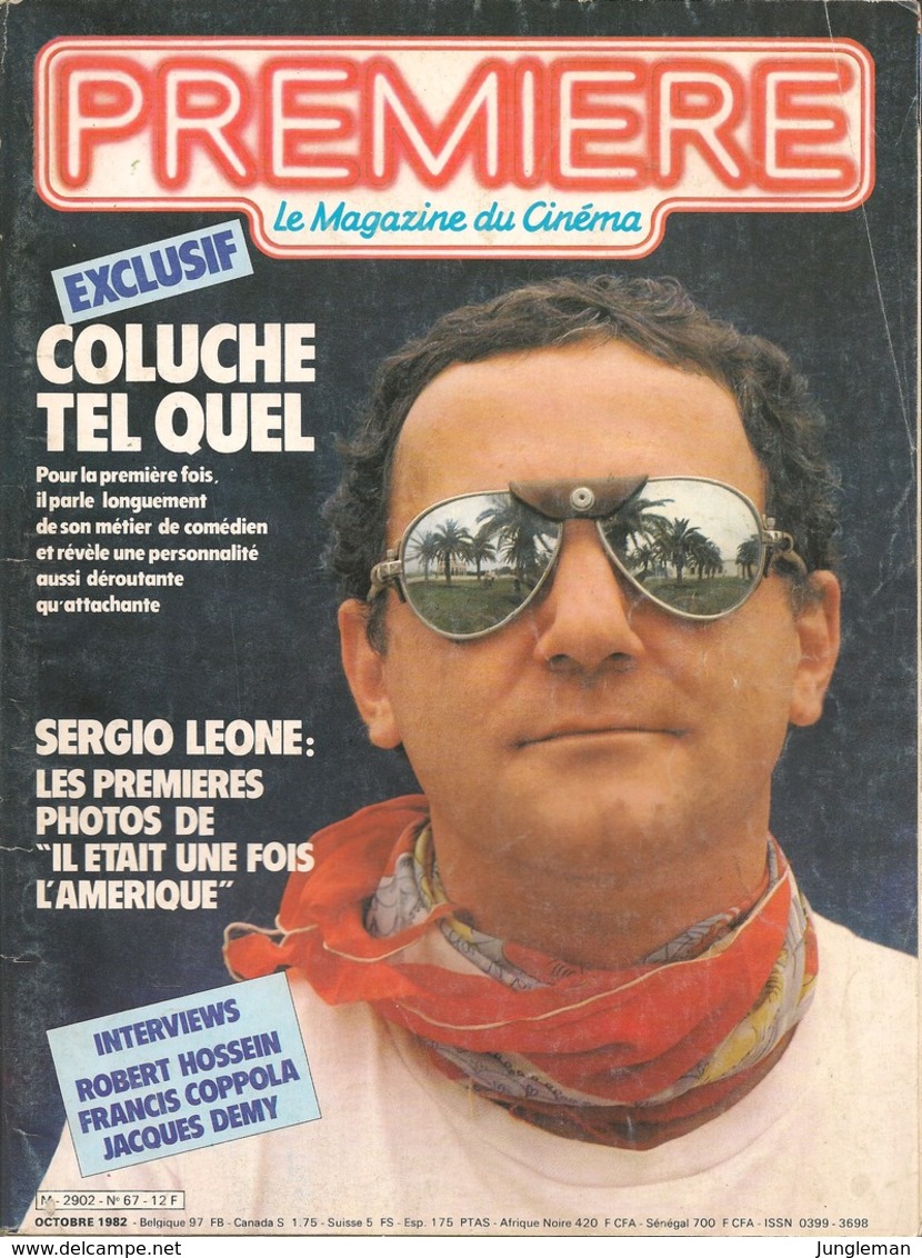 Première N° 67 - Coluche, Francis Coppola, Robert Hossein, Jacques Demy, Poltergeist, Henry Fonda - Octobre 1982 - Film/ Televisie