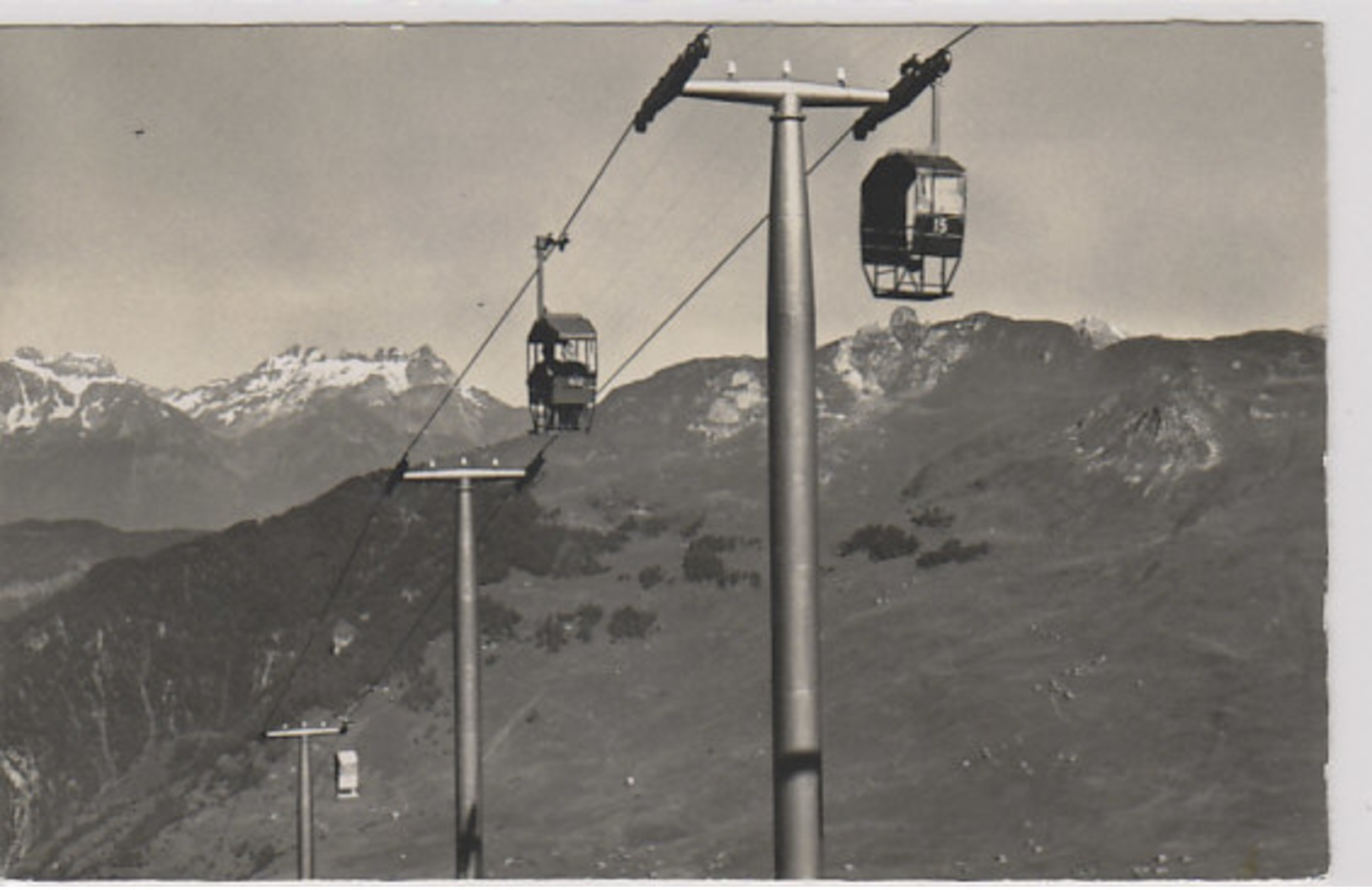 Ancien Télésiège Verbier-Médan - 1952          (P-154-00929) - Funiculaires