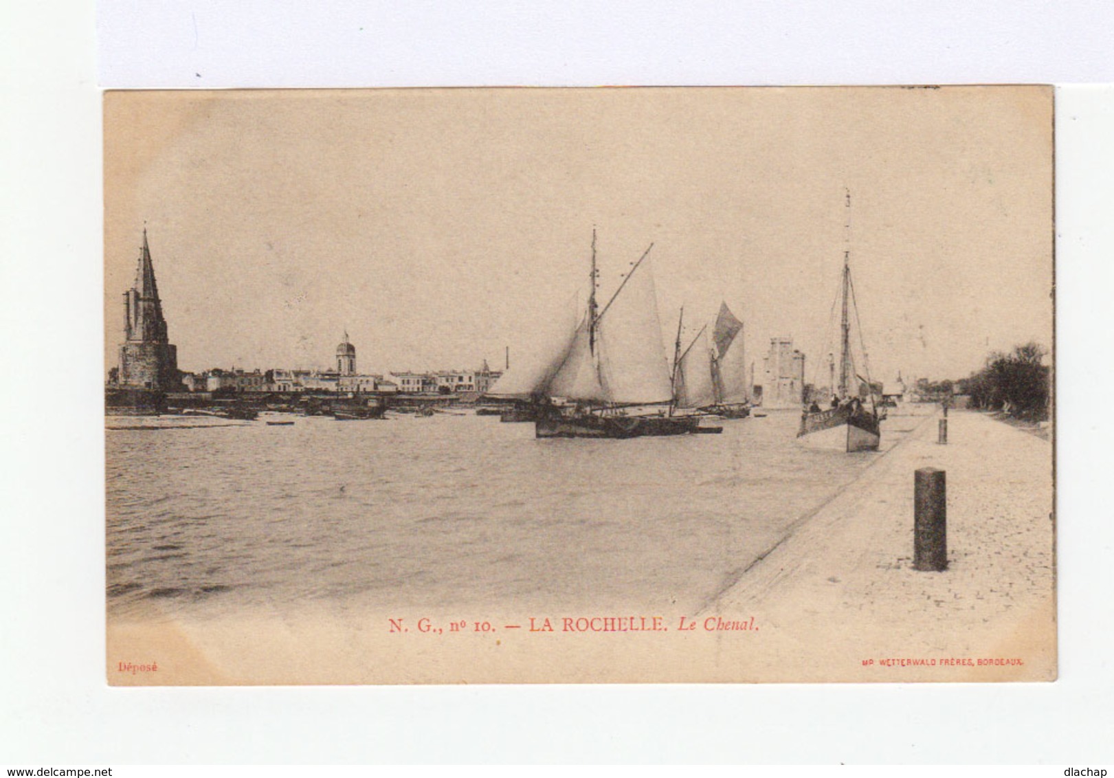 La Rochelle. Le Chenal. Avec Bateaux à Voile. (3013) - La Rochelle