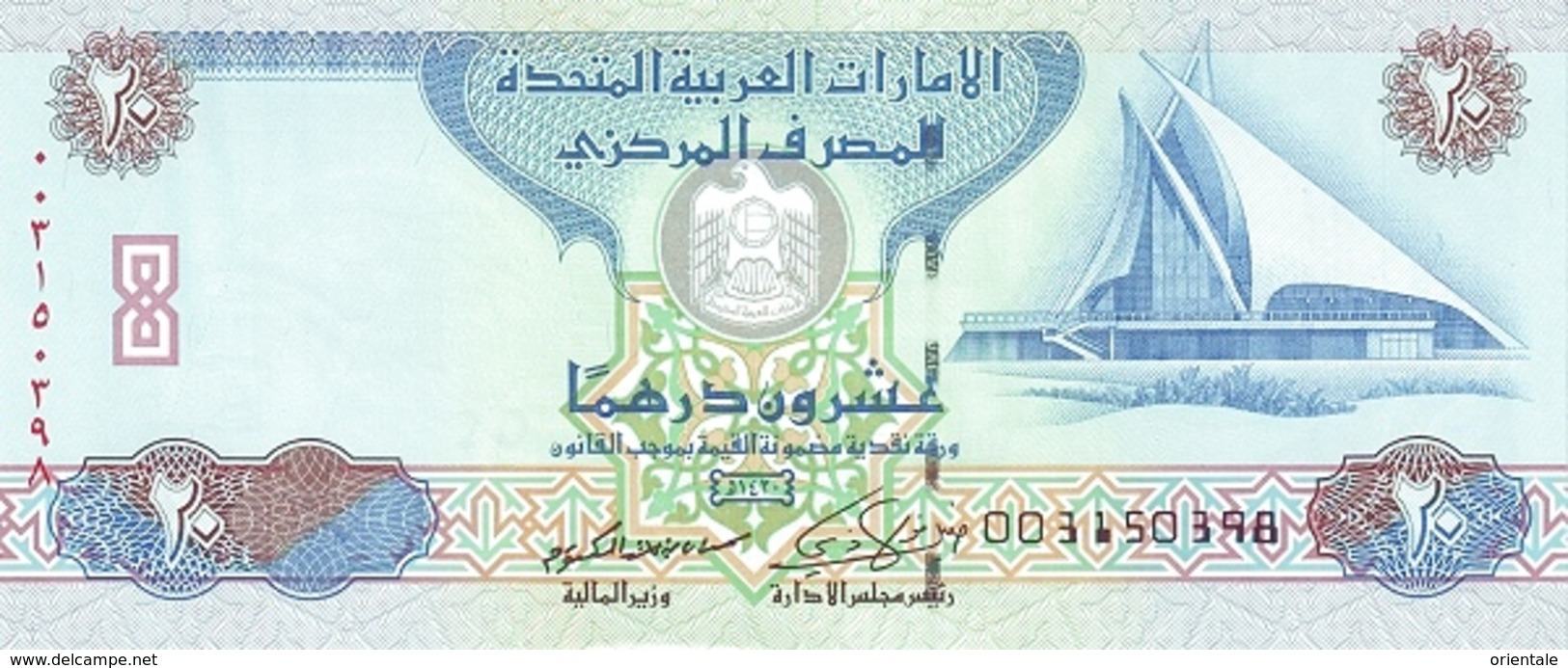 U.A.E. P. 28a 20 D 2009 UNC - Emiratos Arabes Unidos