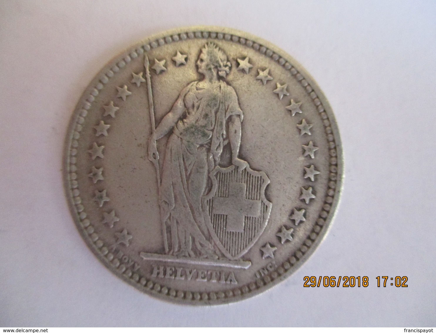 Suisse: 2 Francs 1903 - Andere & Zonder Classificatie