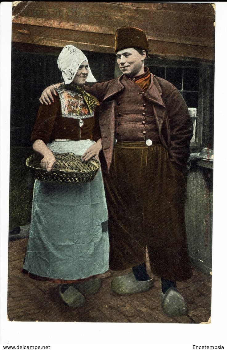 CPA - Carte Postale -Pays Bas - Habits Traditionnels -1907 - S796 - Couples