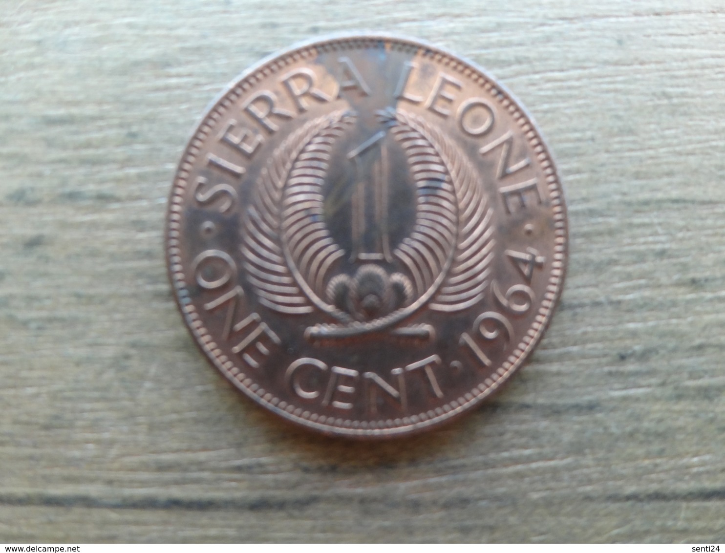 Sierra Leone  1  Cent  1964  Km 17 - Sierra Leona