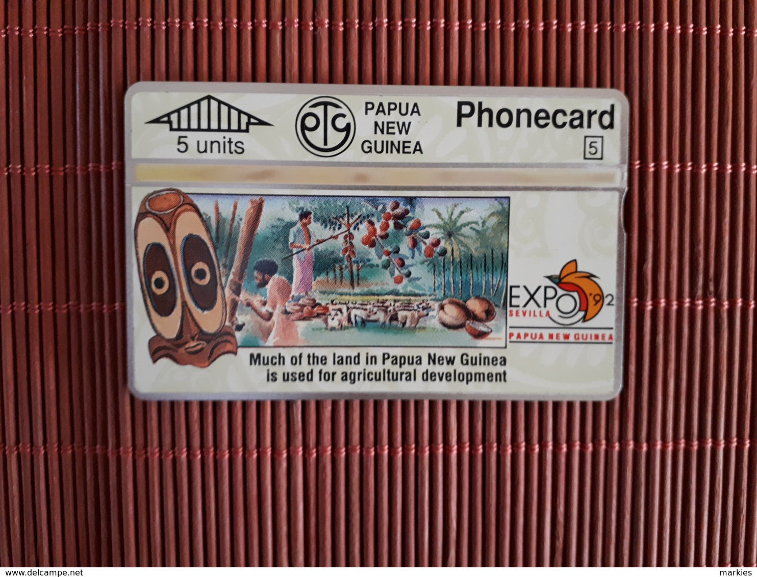 Phonecard Papua New Guinea 306 D (Mint,Neuve) Rare - Papouasie-Nouvelle-Guinée