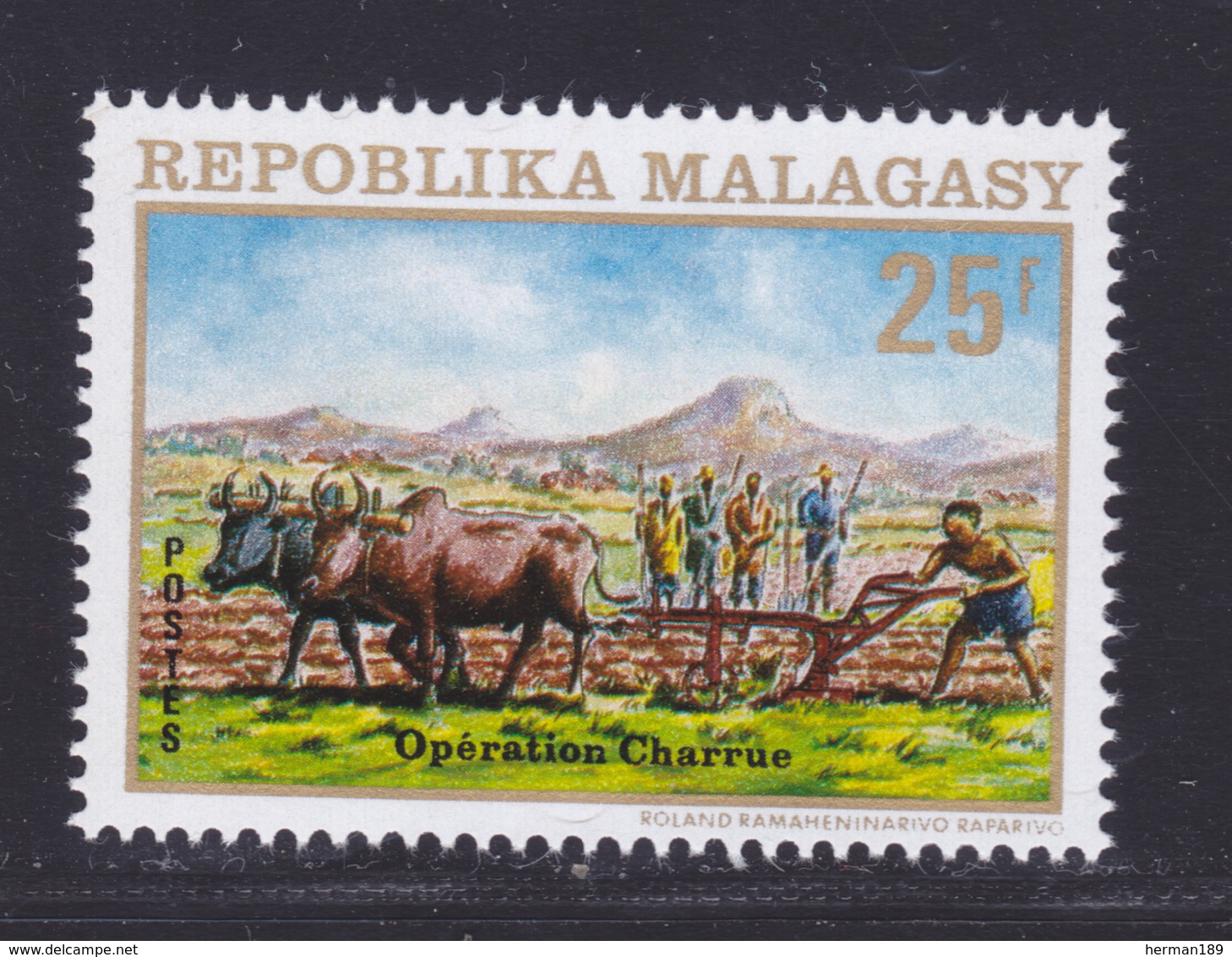 MADAGASCAR N°   512 ** MNH Neuf Sans Charnière, TB (7402) Opération Charrue, Boeufs, Animaux - Madagascar (1960-...)