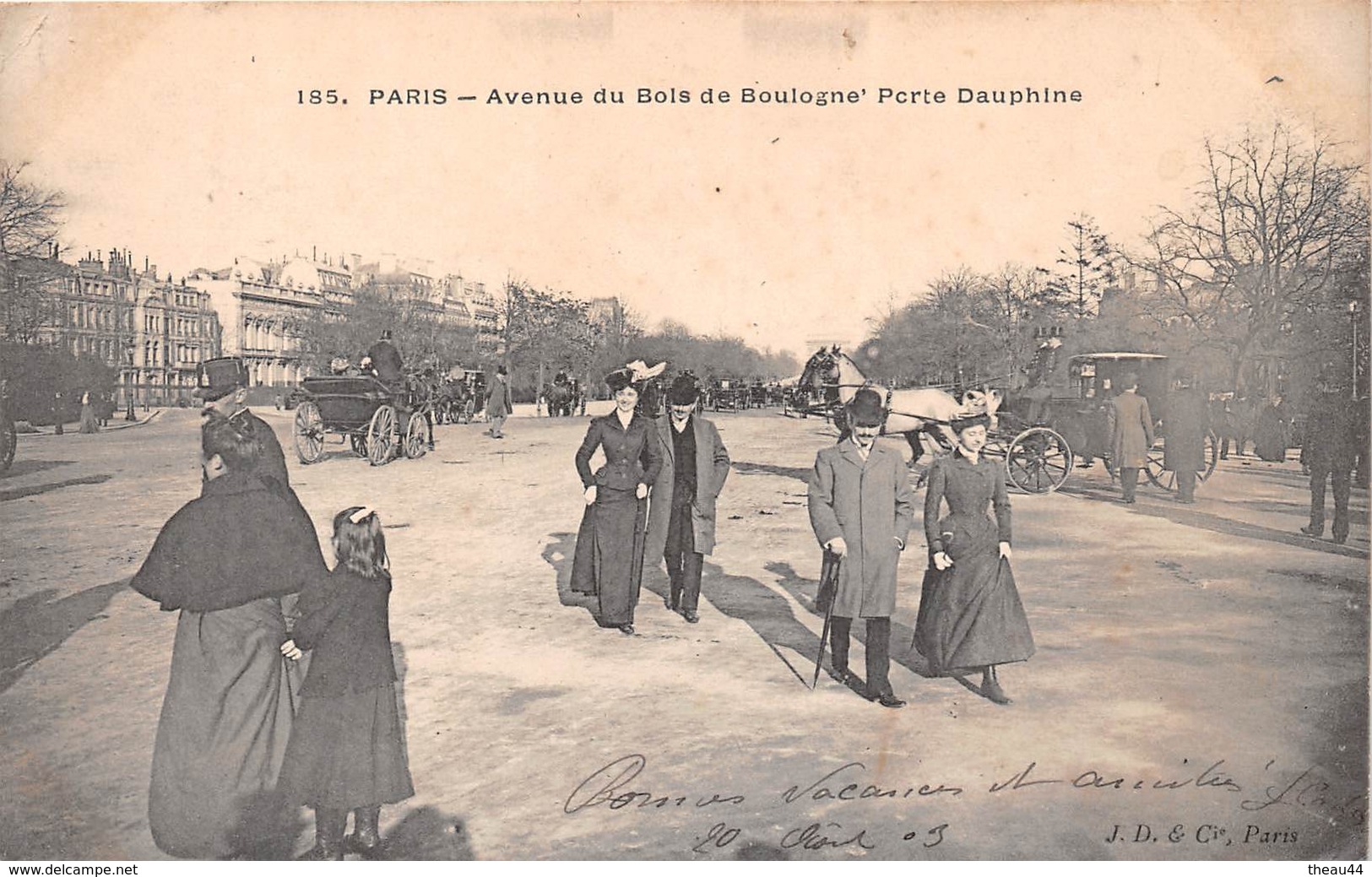 ¤¤  -  PARIS    -    Avenue Du Bois De Boulogne  -  Porte Dauphine   -  ¤¤ - Arrondissement: 16