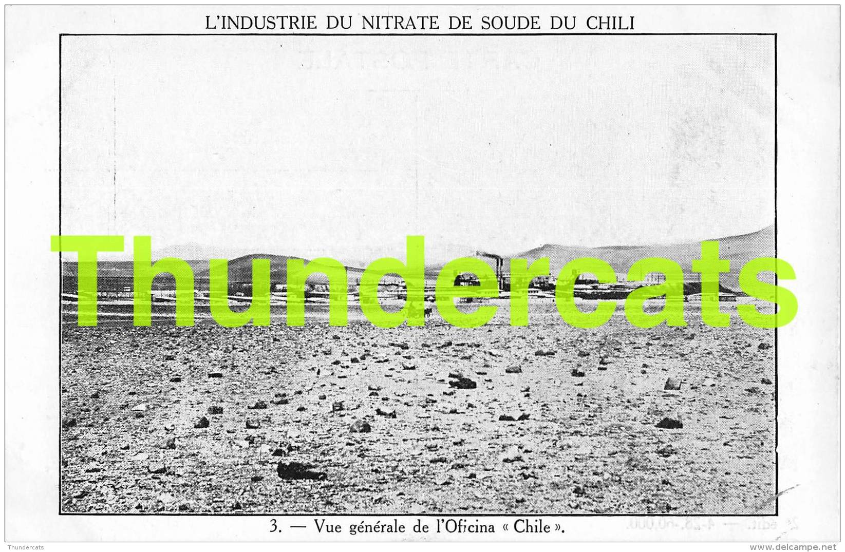 CPA  CHILI L'INDUSTRIE DU NITRATE DE SOUDE DU CHILI VUE GENERALE DE L'OFICINA CHILE - Chile