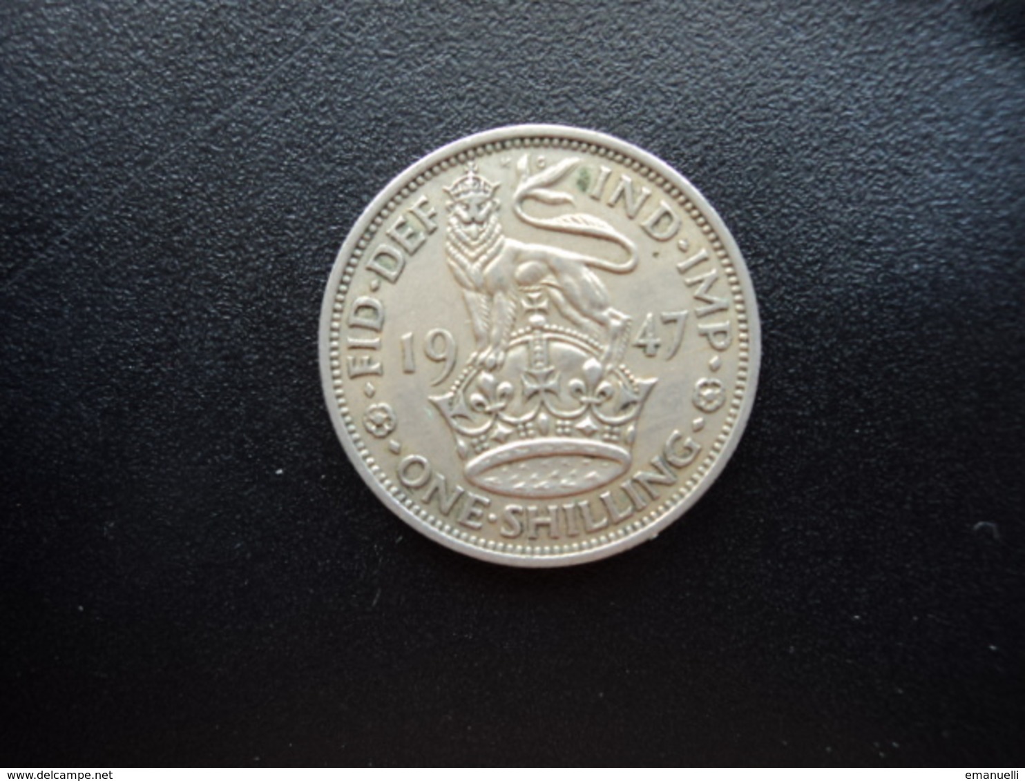 ROYAUME UNI : 1 SHILLING  1947   KM 863     TTB - I. 1 Shilling