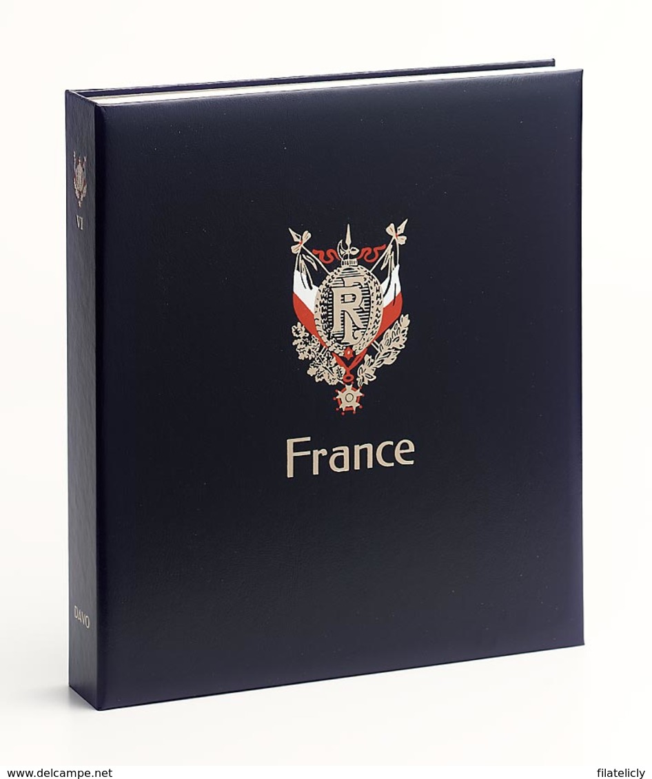 Davo Luxe Stamp Album France II 1950-1969 - Bindwerk Met Pagina's