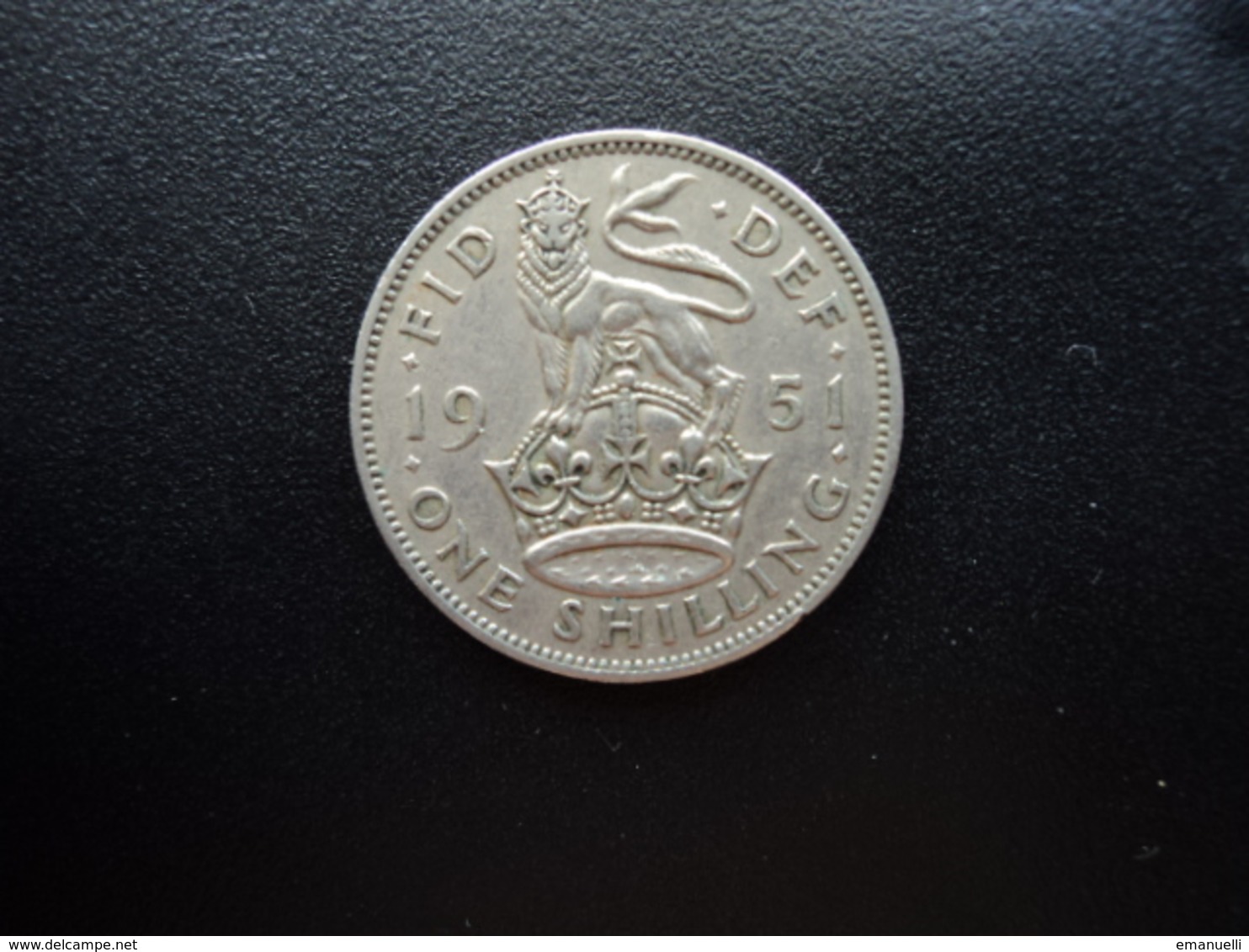 ROYAUME UNI : 1 SHILLING  1951   KM 876     TTB - I. 1 Shilling