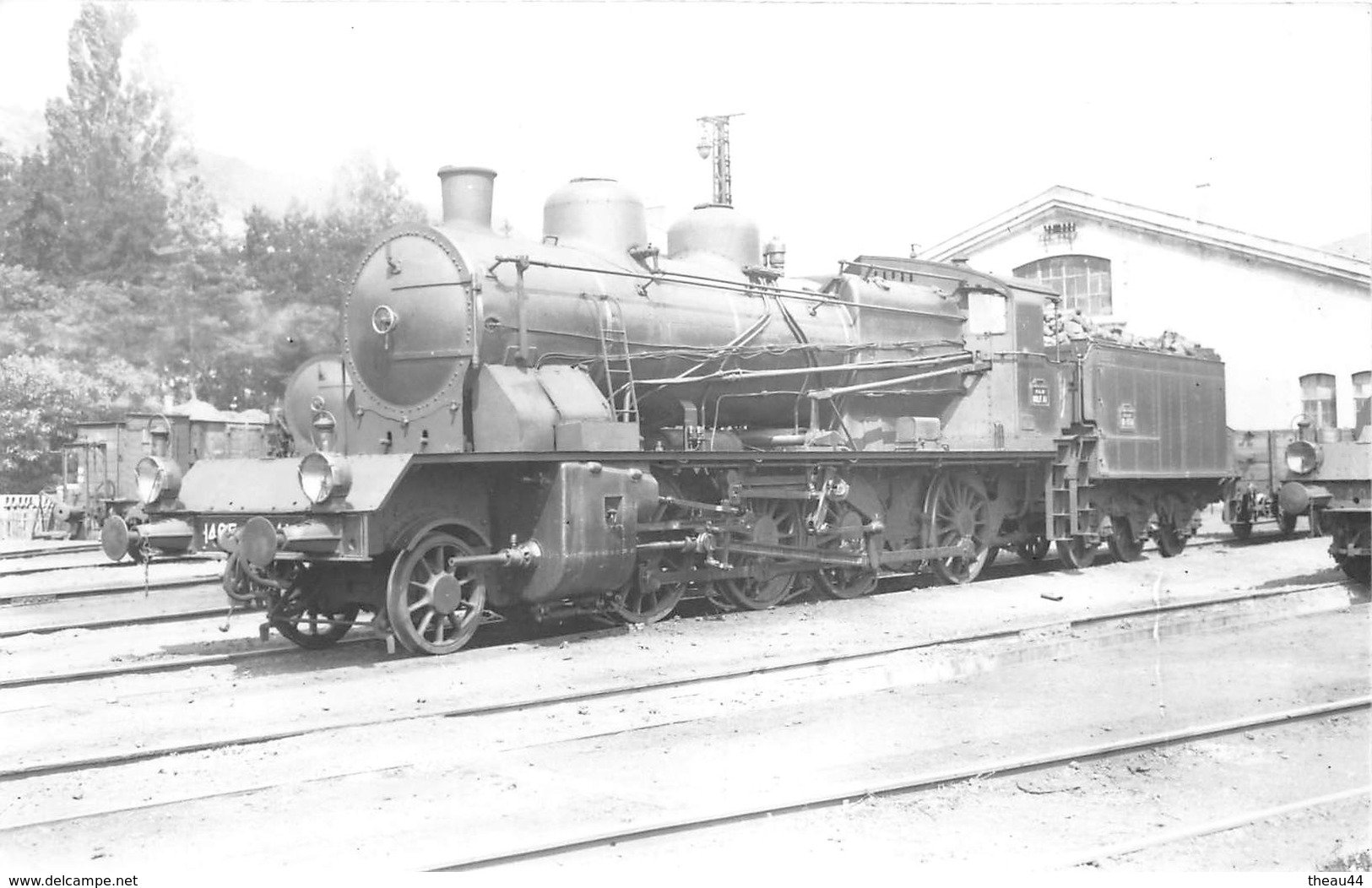 ¤¤   -  Cliché D'une Locomotives Du P.L.M.   -  Train , Chemin De Fer  -  Voir Description -  ¤¤ - Trenes