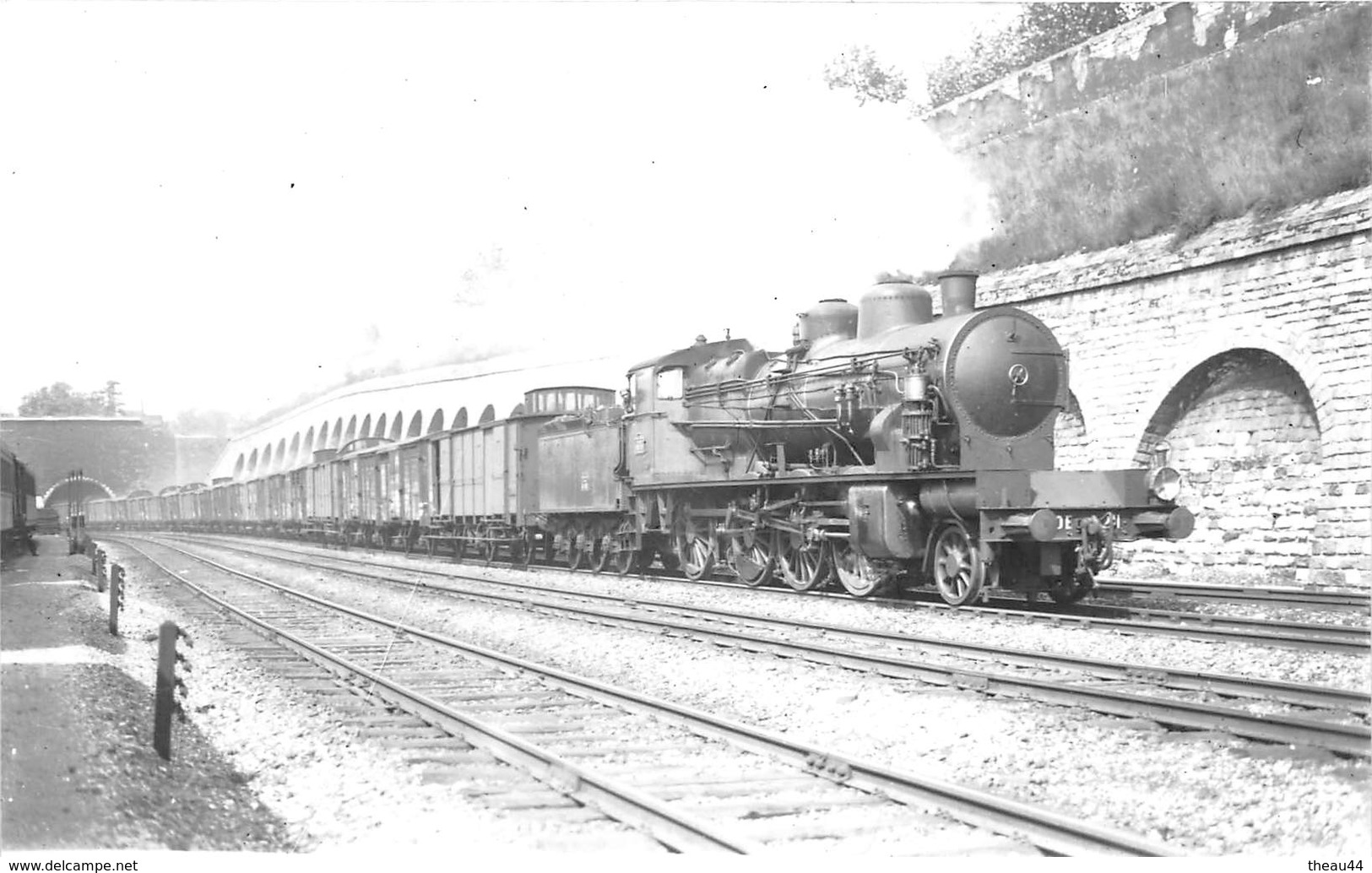 ¤¤   -  Cliché D'une Locomotives Du P.L.M.   -  Train De La Ceinture , Chemin De Fer  -  Voir Description -  ¤¤ - Trenes