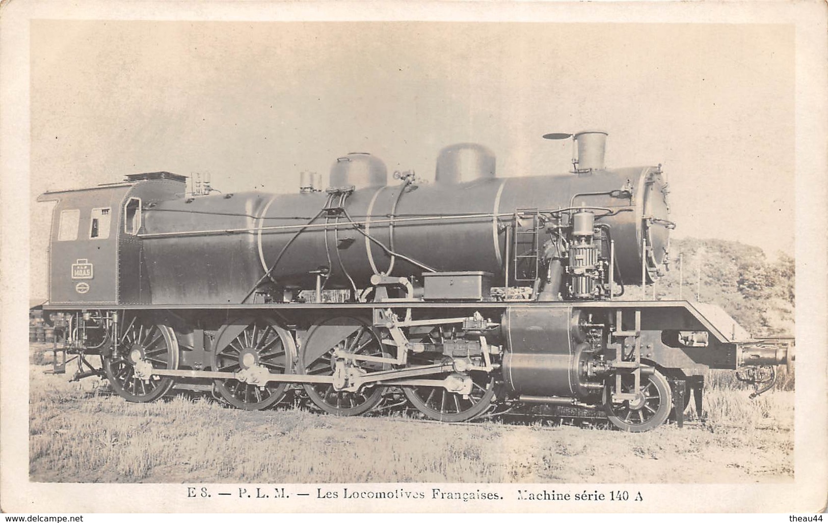 ¤¤   -  Carte-Photo D'une Locomotives Du P.L.M. N° 140 A  -  Train  , Chemin De Fer   -  ¤¤ - Treni