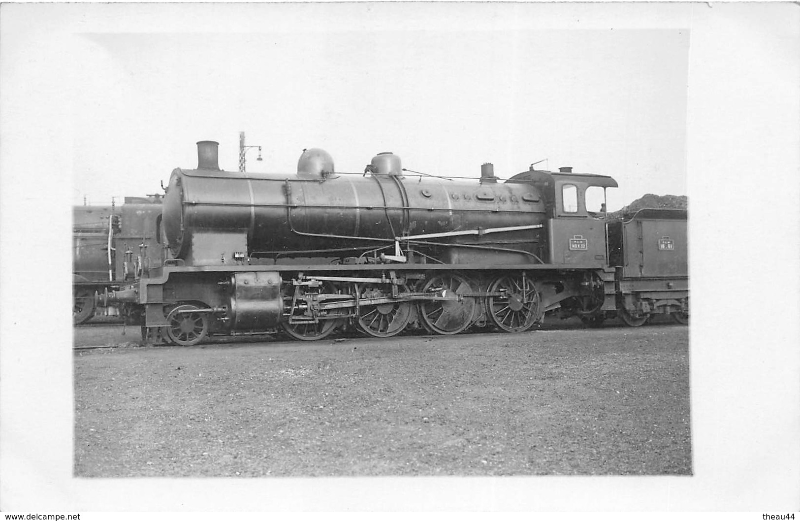 ¤¤   -  Carte-Photo D'une Locomotives Du P.L.M.  -  Train  , Chemin De Fer   -  ¤¤ - Treni
