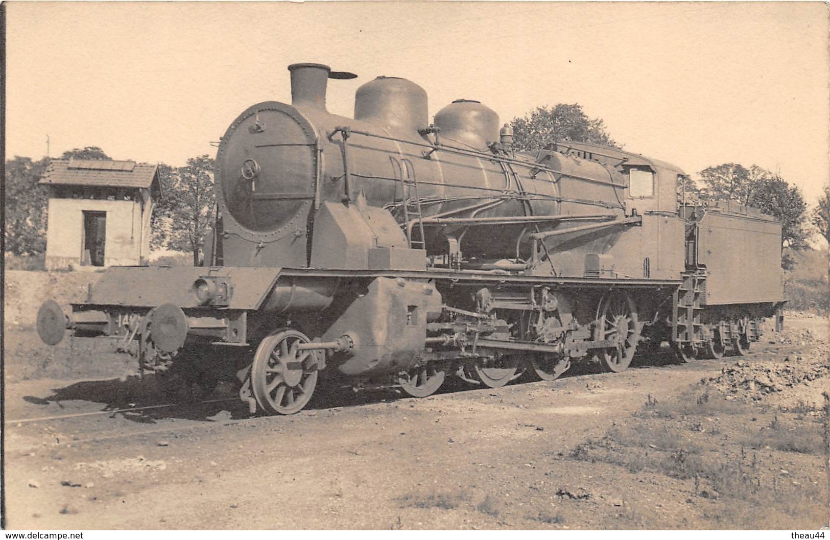 ¤¤   -  Carte-Photo D'une Locomotives Du P.L.M.  -  Train  , Chemin De Fer   -  ¤¤ - Trains