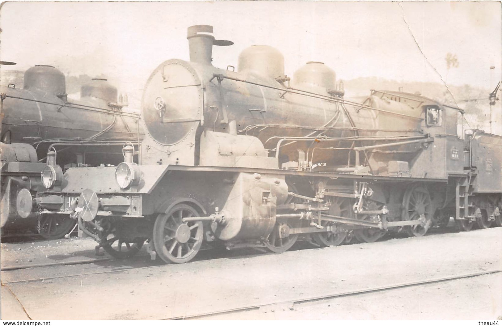 ¤¤   -  Carte-Photo D'une Locomotives Du P.L.M.  -  Train  , Chemin De Fer   -  ¤¤ - Treni