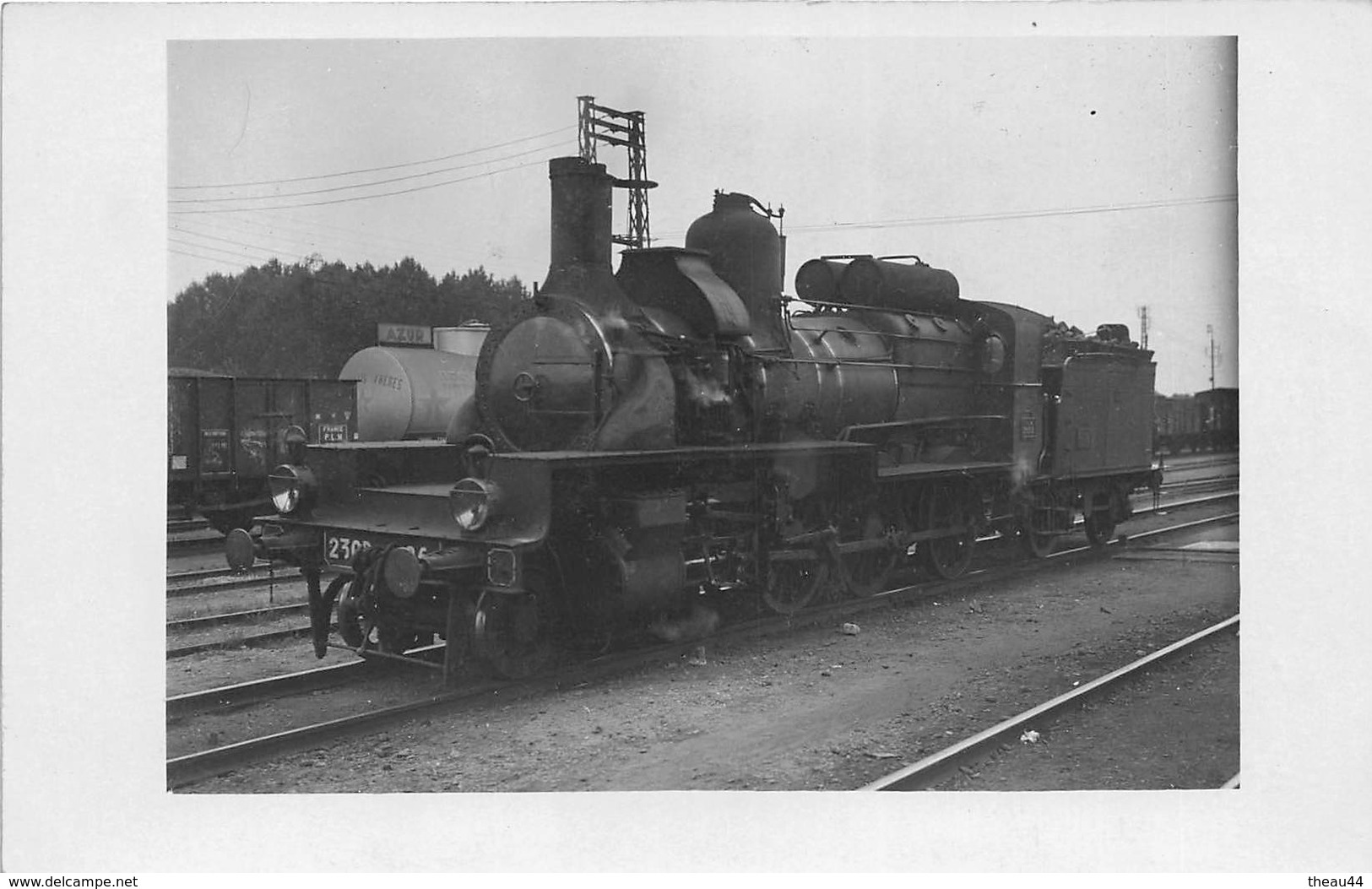 ¤¤   -  Carte-Photo D'une Locomotives Du P.L.M.  -  Train  , Chemin De Fer   -  ¤¤ - Trains