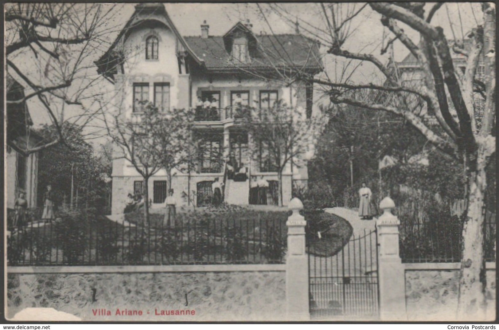 Villa Ariane, Lausanne, Vaud, 1909 - Zoller CPA - Lausanne