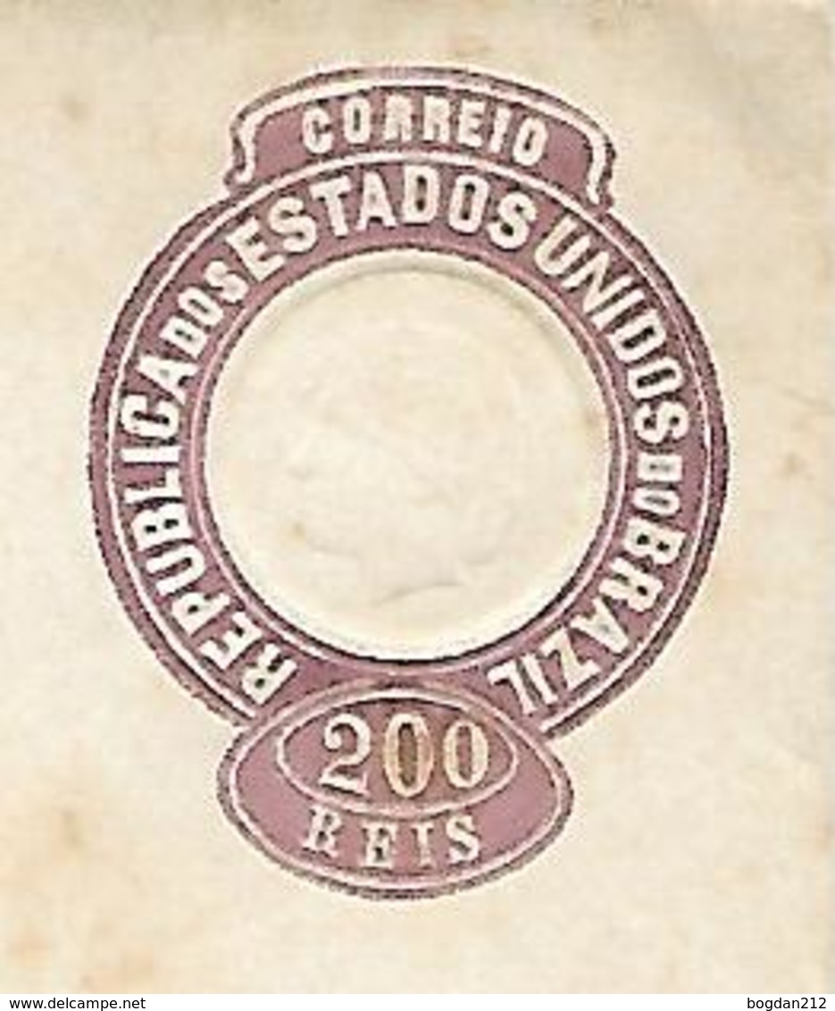 3 Umschlag, 100 Und 200 Reis, BRAZIL - Lettres & Documents