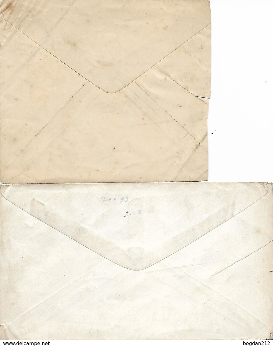 2 Umschlag, 100/200 Und 200 Reis, BRAZIL - Briefe U. Dokumente