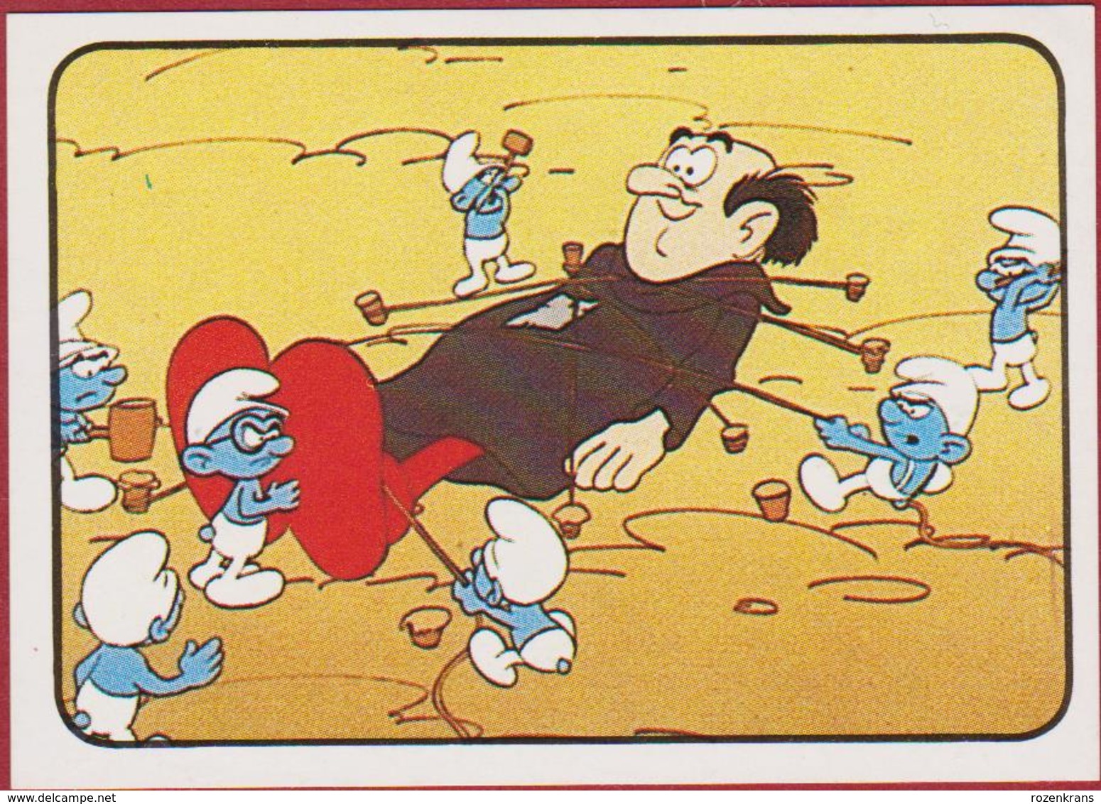 Panini 1982 Nr. 87 Gargamel The Smurfs Smurfen Sticker Strip Stripfiguur Smurf Schtroumpfs Schtroumpf Peyo Los Pitufos - Autocollants