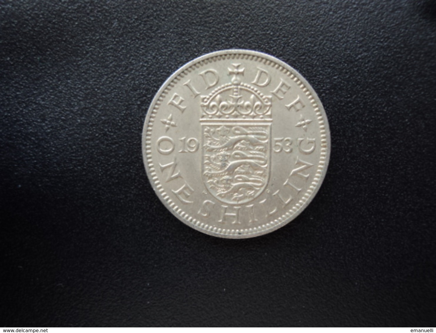 ROYAUME UNI : 1 SHILLING  1953    KM 890     SUP - I. 1 Shilling