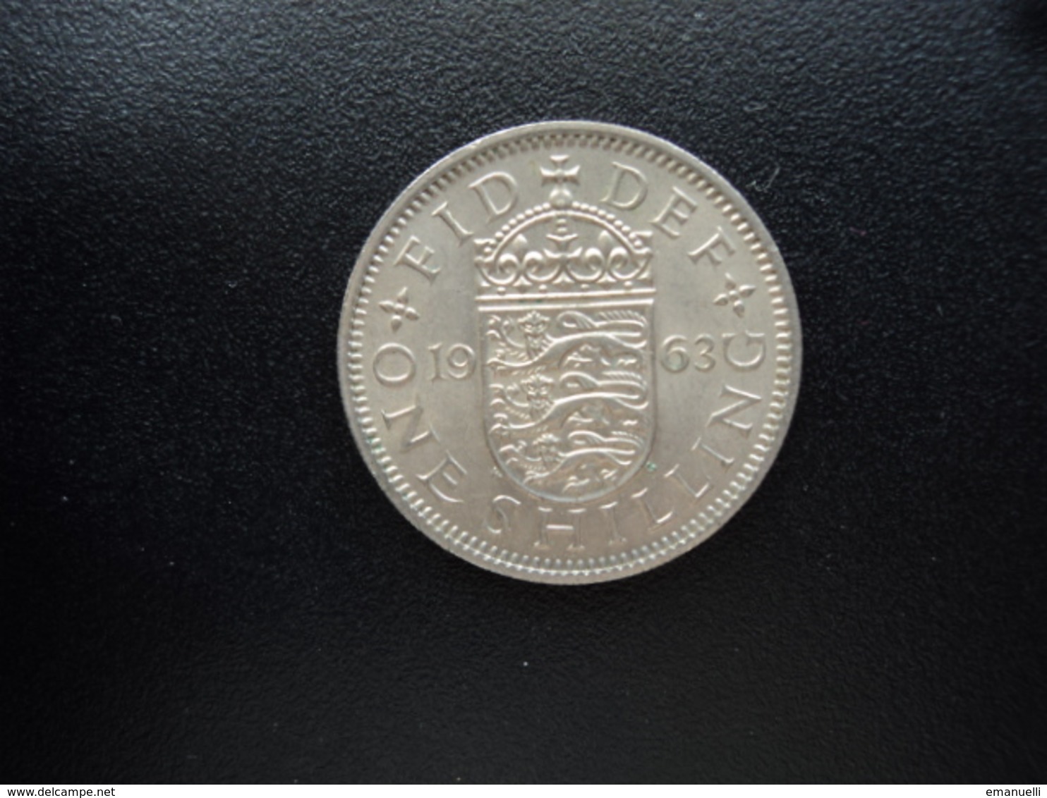 ROYAUME UNI : 1 SHILLING  1963    KM 904      SUP - I. 1 Shilling