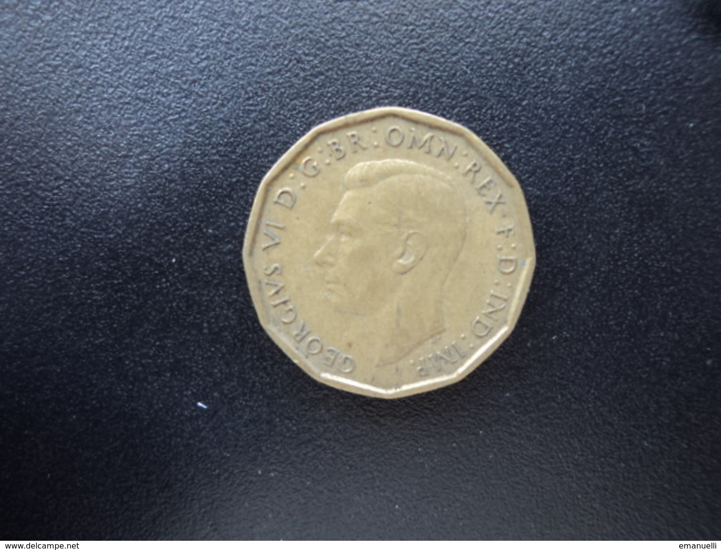 ROYAUME UNI : 3 PENCE  1941    KM 849      TTB - F. 3 Pence