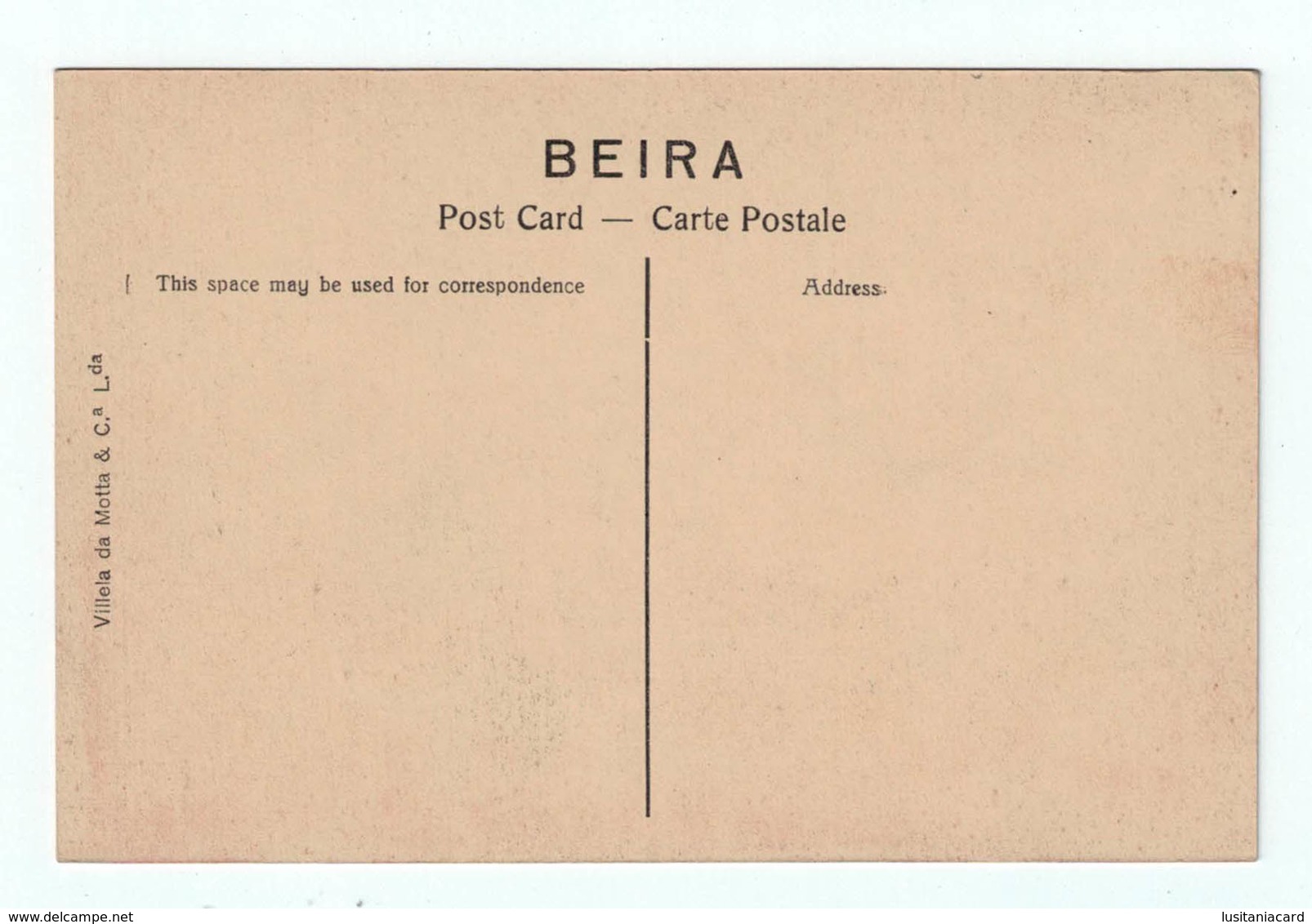 MOÇAMBIQUE - BEIRA - ( Ed. Villela Da Mota & C.ª Lda.)   Carte Postale - Mozambique