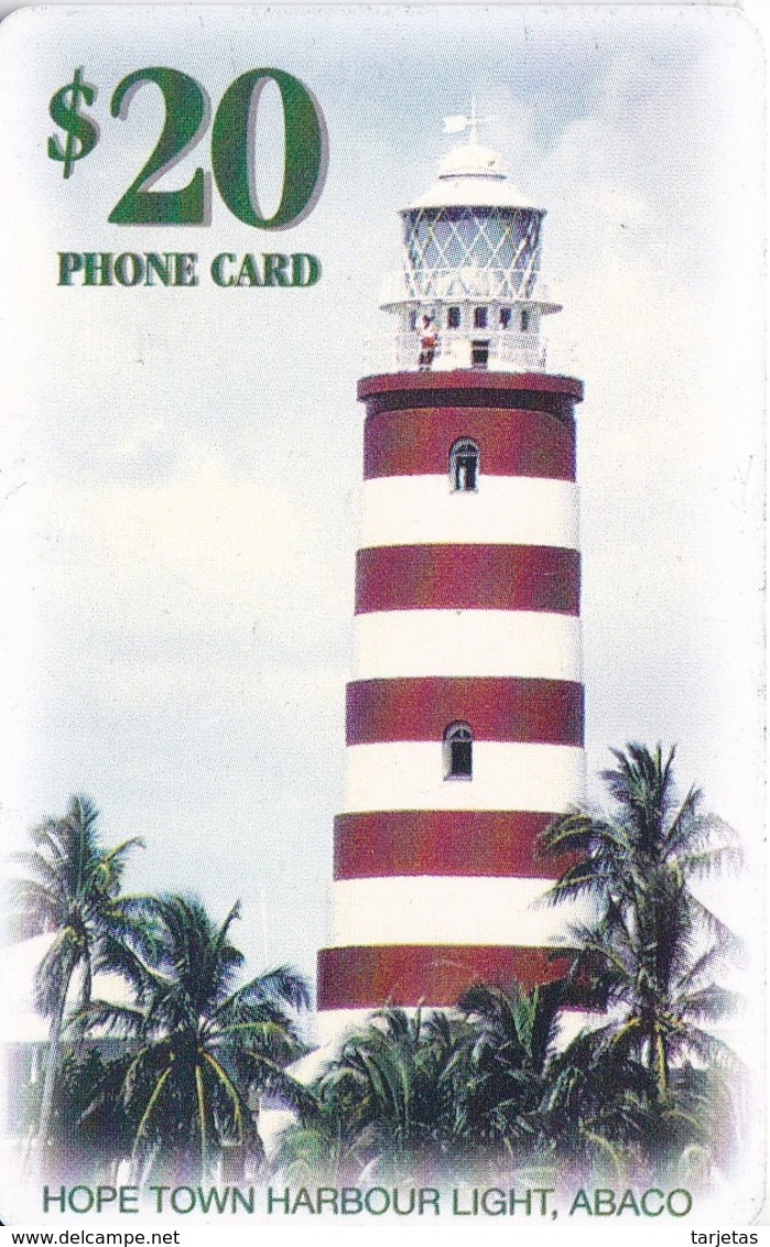 TARJETA DE BAHAMAS DE UN FARO (LIGHTHOUSE) - Bahamas