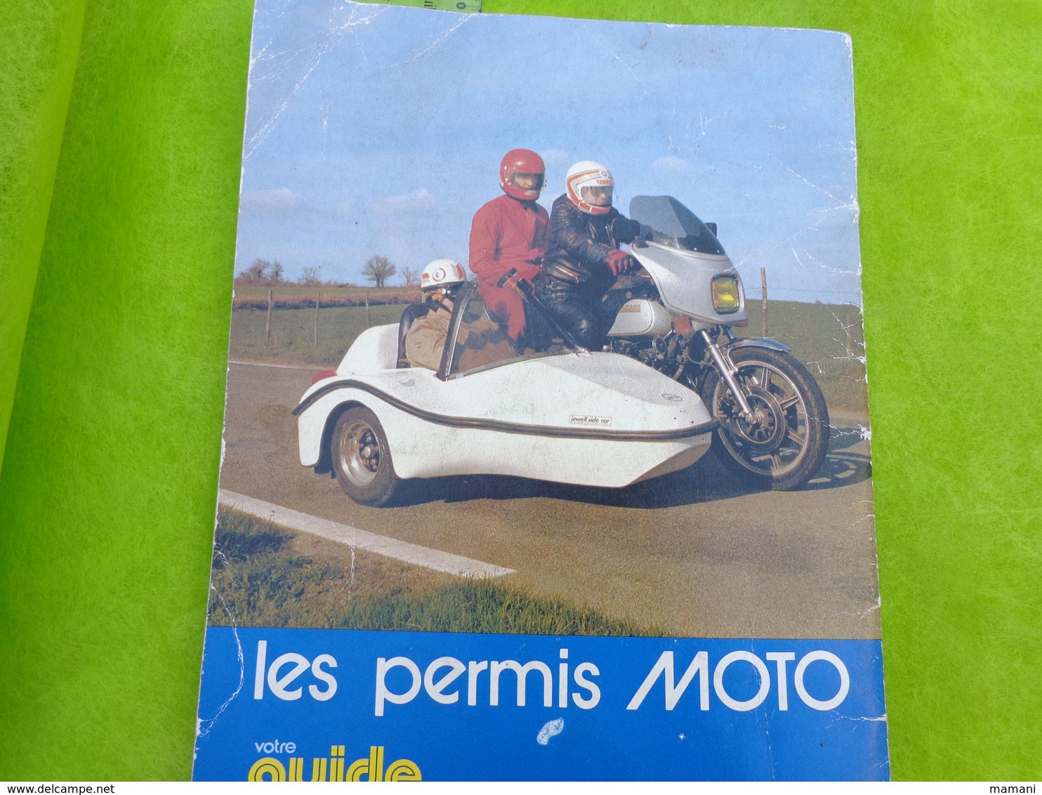 les permis moto side car +couverture seule auto ecole colineau mansle-voiture ancienne 403 sous reserve