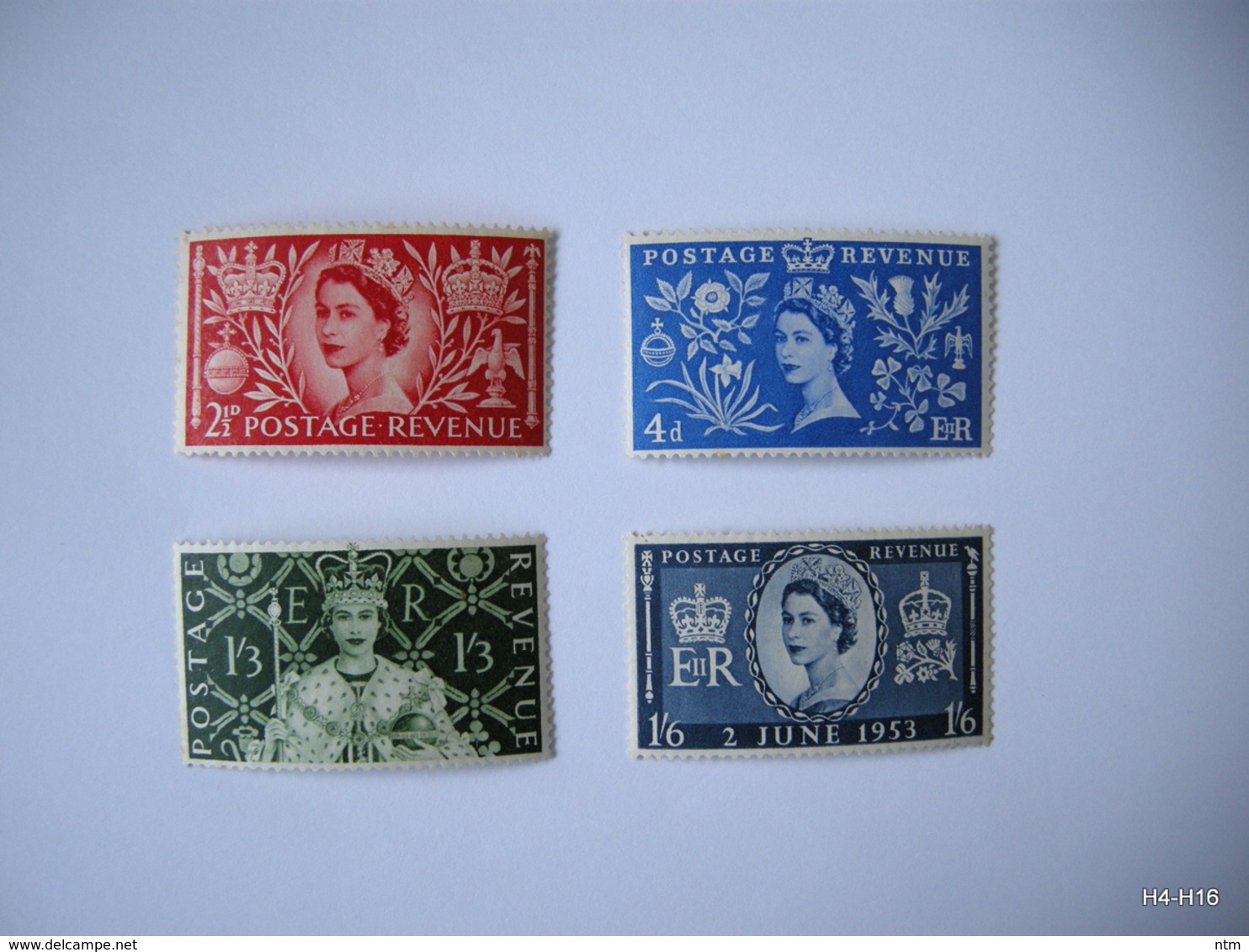 GREAT BRITAIN 1953. Queen Elizabeth II - Coronation. SCOTT 313-316. SG 532-535. MNH** - Nuevos