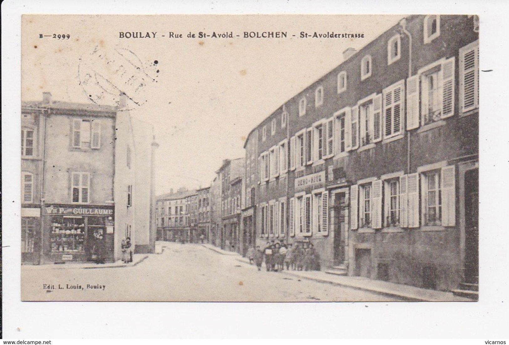 CPA 57 BOULAY Rue De St Avold - Boulay Moselle