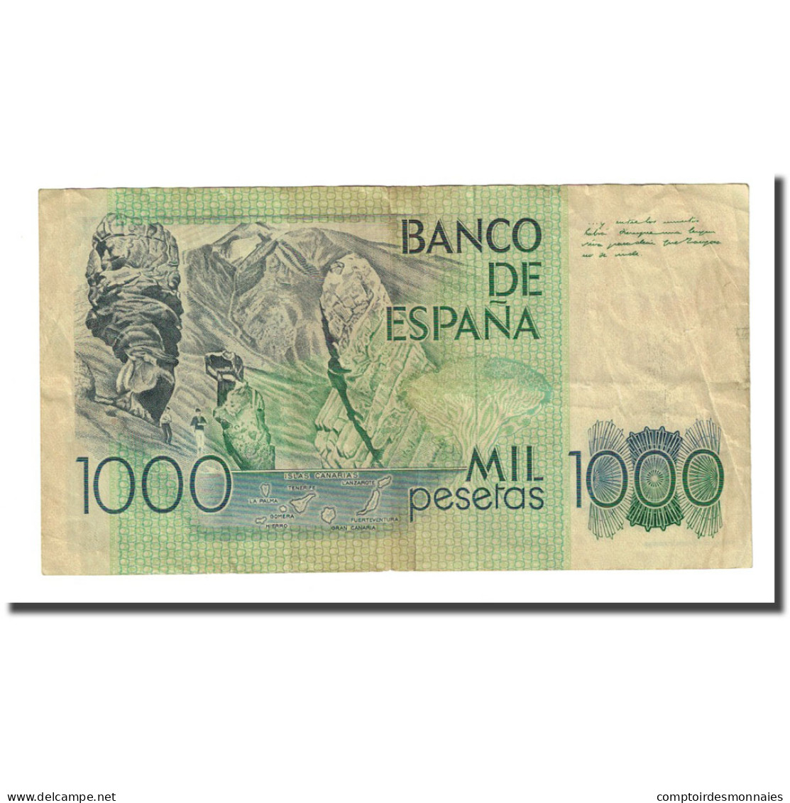 Billet, Espagne, 1000 Pesetas, 1979-10-23, KM:158, TTB - [ 4] 1975-… : Juan Carlos I